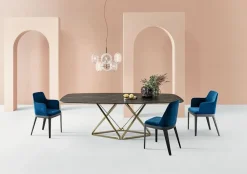 Tavolo Delta Bontempi in legno Fisso scontato 25%