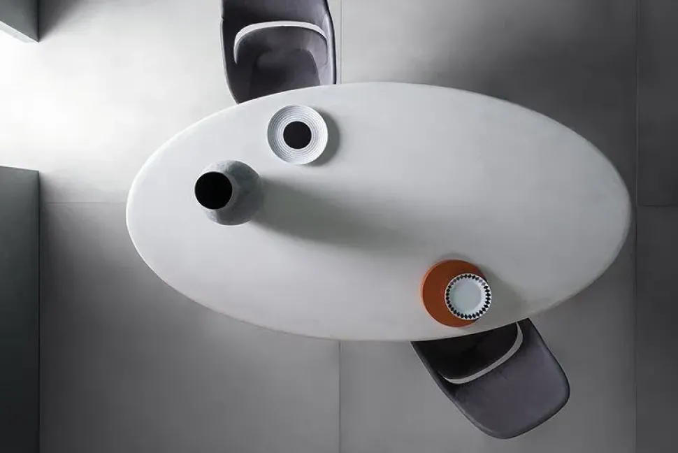 Tavolo ellittico Tavolo fenice by piero bottoni 1936 di Zanotta a prezzo riservato