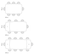 Tavolo ellittico Tavolo modello agata  Mobilificio bellutti scontato del 56%