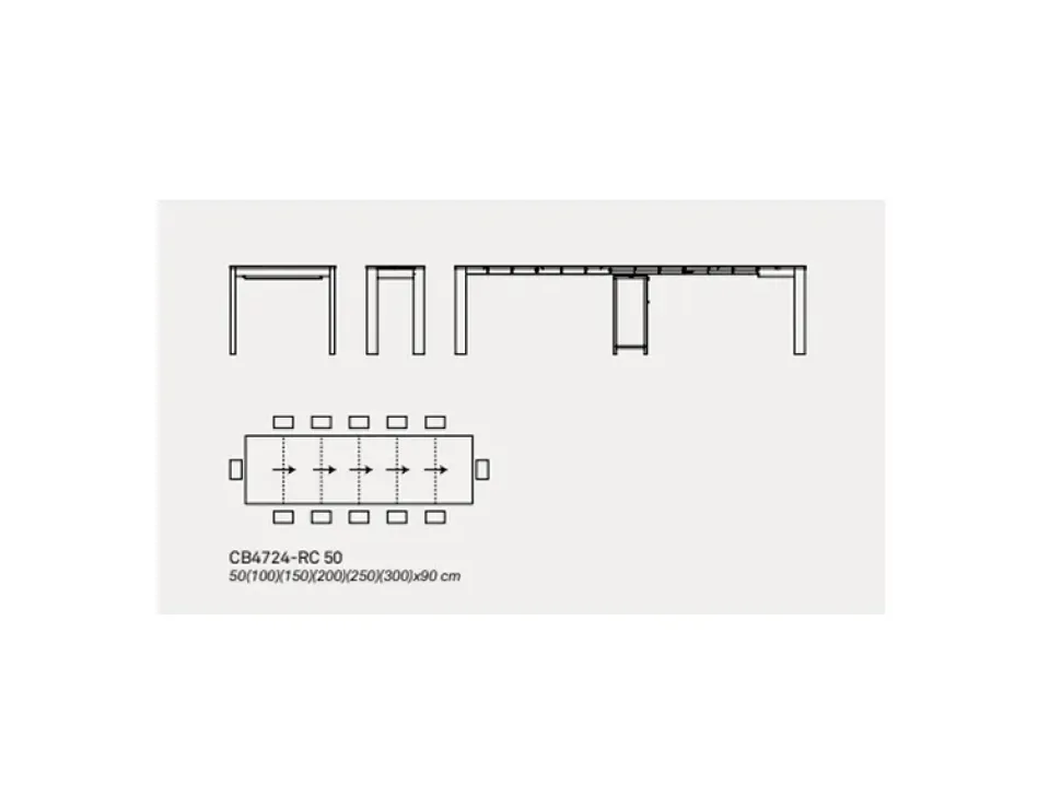 Tavolo Eminence Connubia a prezzo ribassato 35%
