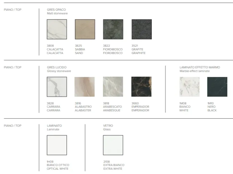 Tavolo fisso in ceramica SCONTATO