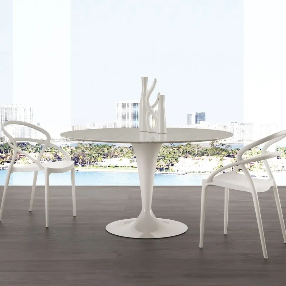 Tavolo fisso Island marble La seggiola