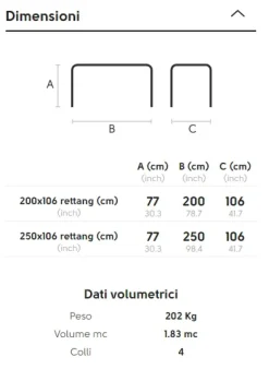 Tavolo fisso New york mj c. Md work