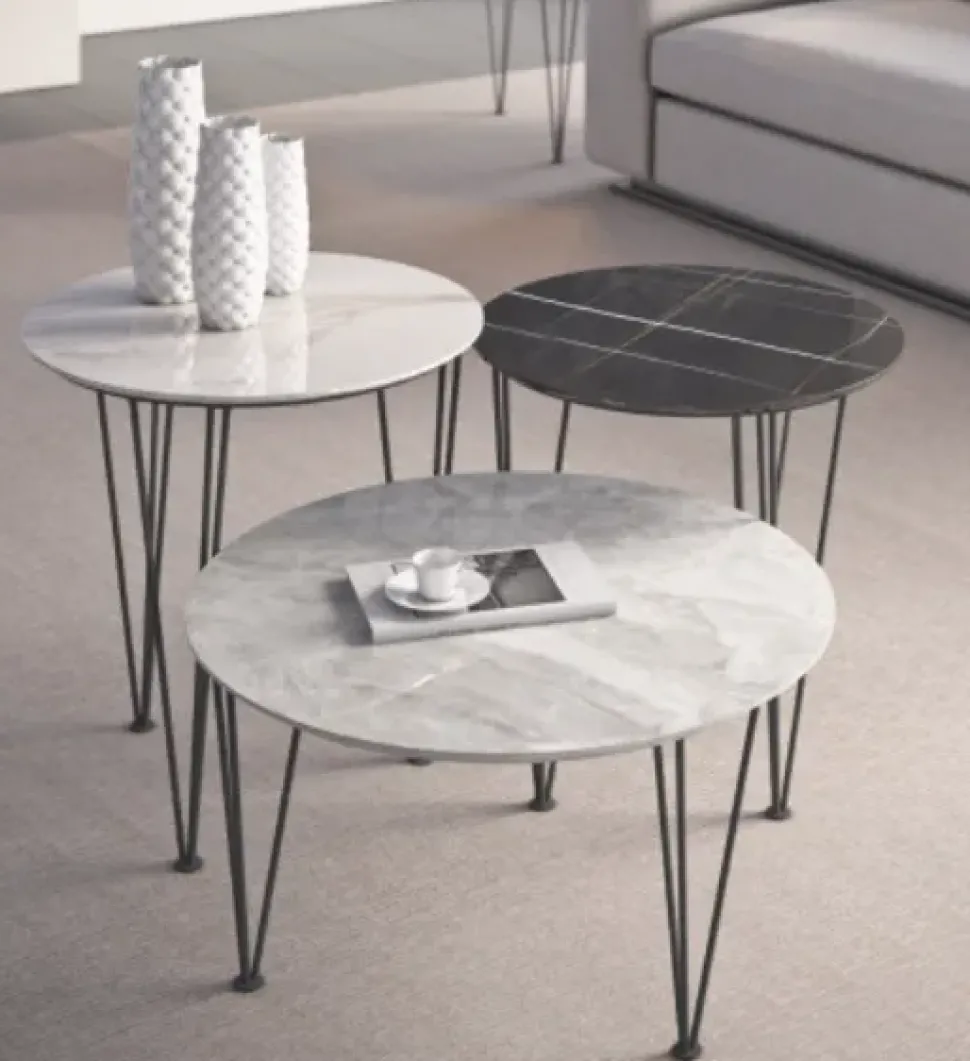 Tavolo fisso Piramide gres Maconi