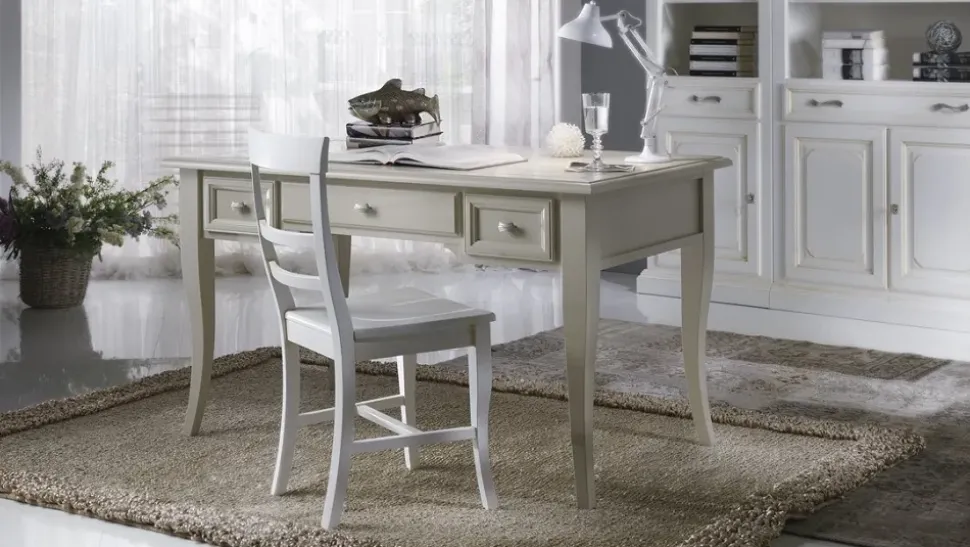 Tavolo fisso Scrivania country scontata del 40% Artigianale a prezzo ribassato
