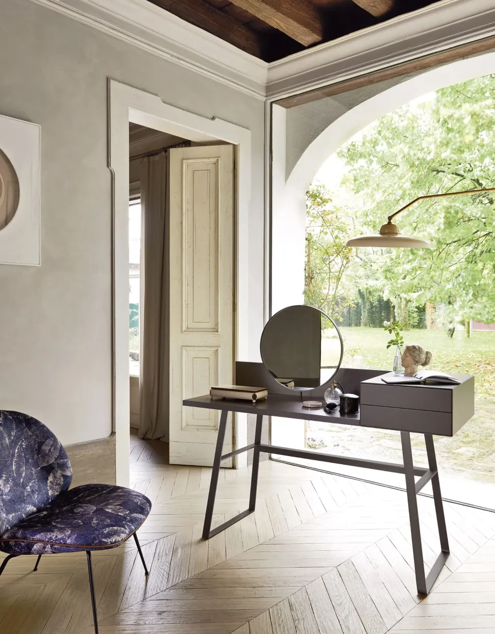 Tavolo fisso Segreto con specchiera Sangiacomo a prezzo scontato