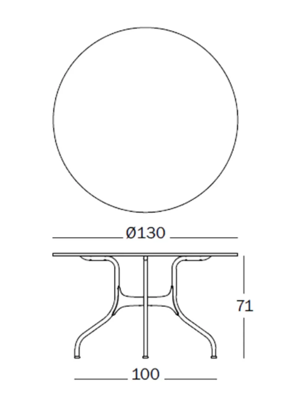Tavolo fisso Tavolo in marmo marquinia mila' magis Magis a soli 1989 Euro