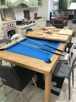 Tavolo fisso Tavolo masso di rovere carambola  Artigianale a prezzo scontato