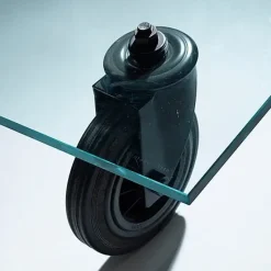 Tavolo Fontana Arte con ruote, stile design, prezzi imbattibili.