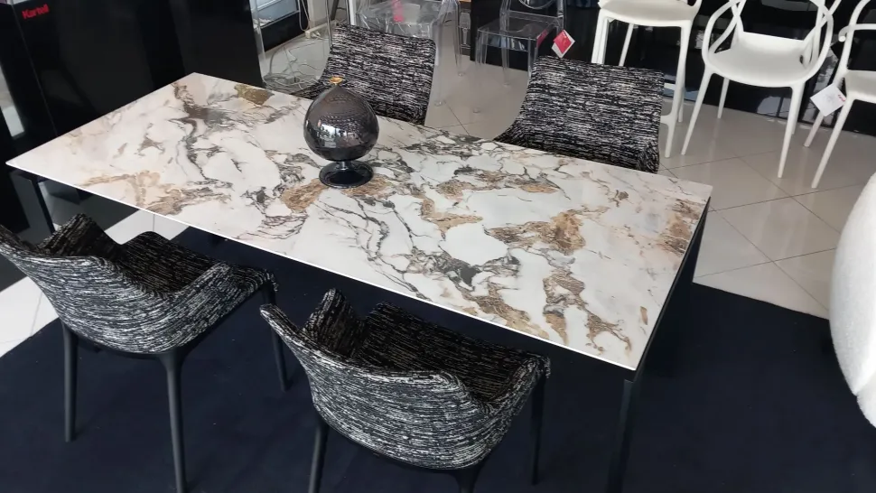 Tavolo Four ceramic Kartell in OFFERTA OUTLET -19%