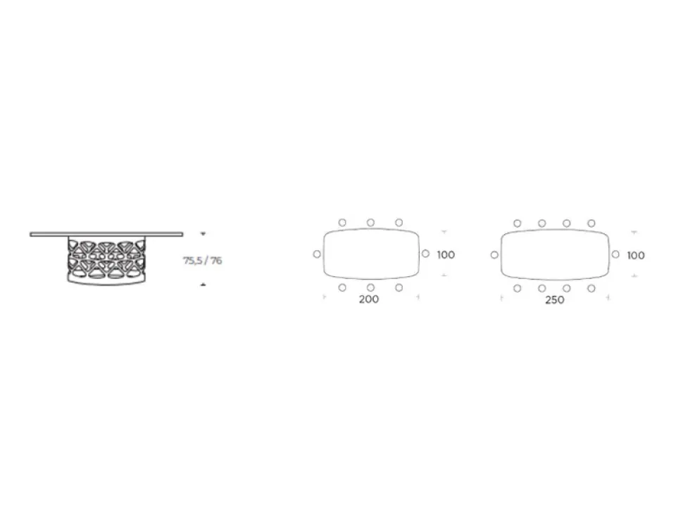 Tavolo Friulsedie Eclipse PREZZI OUTLET -30%