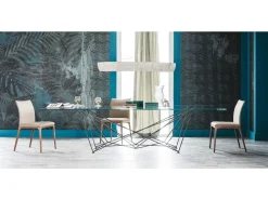 Tavolo Gordon Cattelan in vetro Fisso