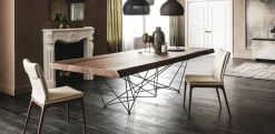 Tavolo Gordon di Cattelan Italia, legno profondo, scontato in outlet!