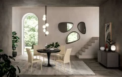 Tavolo in altri materiali ovale Eclipse Ozzio a prezzo scontato