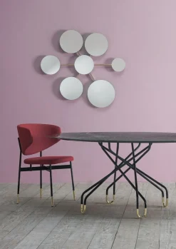 Tavolo in altri materiali rotondo Archimede * Ambianceitalia a prezzo scontato