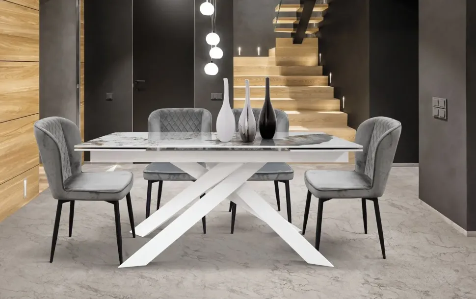 Tavolo in altri materiali rettangolare Tavolo piano pandora luxury allungabile Md work a prezzo scontato