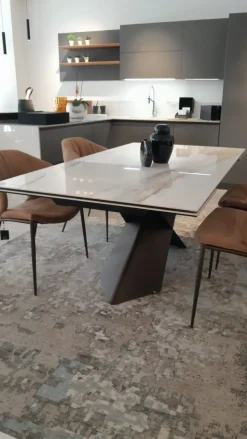 Tavolo in ceramica rettangolare Tyron keramik drive Cattelan italia in offerta outlet