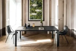 Tavolo in ceramica rettangolare Badu' xl Midj a prezzo scontato