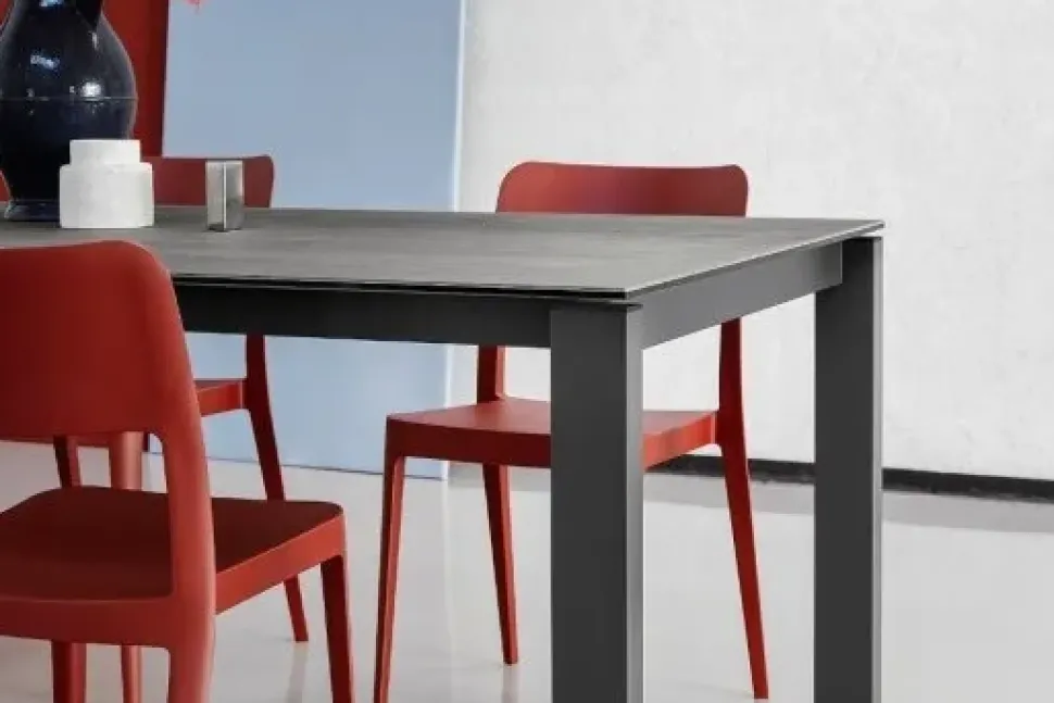 Tavolo in ceramica rettangolare Badu' xl Midj a prezzo scontato