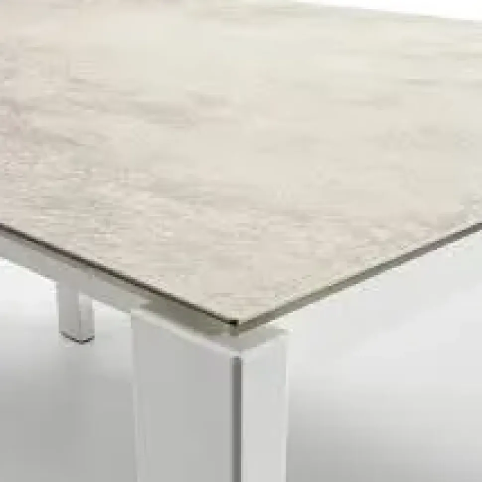 Tavolo in ceramica rettangolare Badu' xl Midj a prezzo scontato