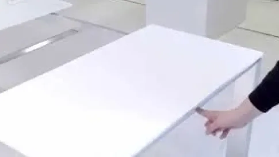 Tavolo in ceramica rettangolare Badu' xl Midj a prezzo scontato