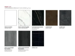 Tavolo in ceramica rettangolare Circle Zamagna a prezzo ribassato