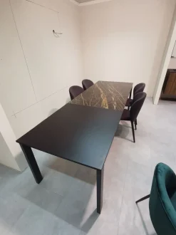 Tavolo in ceramica rettangolare Zenith t91 Friulsedie a prezzo ribassato