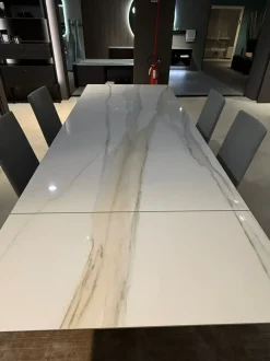 Tavolo in ceramica rettangolare Tavolo allungabile premier keramik Cattelan italia a prezzo scontato