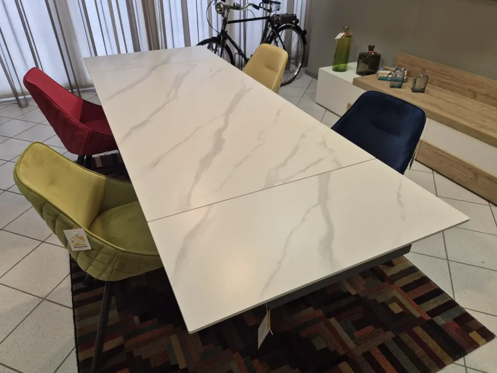 Tavolo in ceramica rettangolare Vermont Artigianale a prezzo ribassato