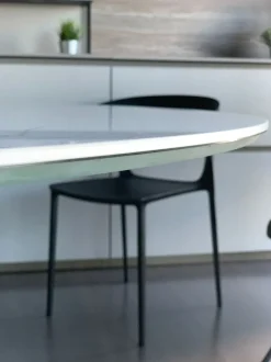 Tavolo in ceramica rotondo Circus Bonaldo a prezzo ribassato