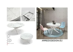 Tavolo in ceramica rotondo Tempor 1940 Collezione esclusiva a prezzo scontato