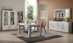 Tavolo in laccato rettangolare Tavolo greta Artigianale in offerta outlet