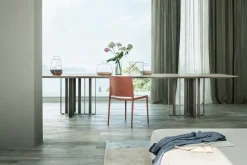 Tavolo in laccato rettangolare Shade lema Lema in offerta outlet