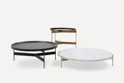 Tavolo in laccato rotondo Abaco Pianca a prezzo ribassato