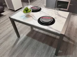 Tavolo in laminato rettangolare Quadrifoglio Scavolini a prezzo ribassato