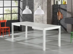 Tavolo in laminato rettangolare Traffic Stones in offerta outlet