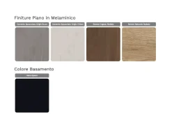 Tavolo in laminato rettangolare Post Zamagna a prezzo ribassato