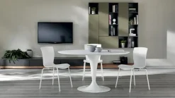 Tavolo in laminato rotondo Nomo Scavolini in Offerta Outlet