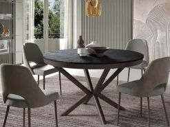 Tavolo in laminato rotondo Full-moon Esalinea a prezzo scontato