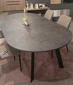 Tavolo in laminato rotondo Upper round Sedie brianza a prezzo ribassato