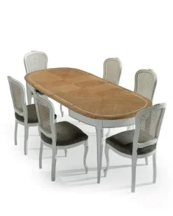 Tavolo in legno ovale 8160 Mobilificio bellutti a prezzo scontato