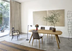 Tavolo in legno ovale Bistrot Sangiacomo a prezzo scontato