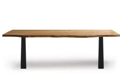 Tavolo in legno rettangolare Wood allungabile Artigianale in offerta outlet