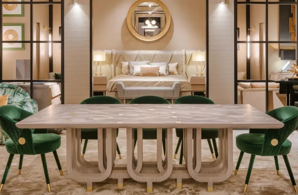 Tavolo in legno rettangolare Tavolo luxury design by giannella ventura Md work a prezzo ribassato