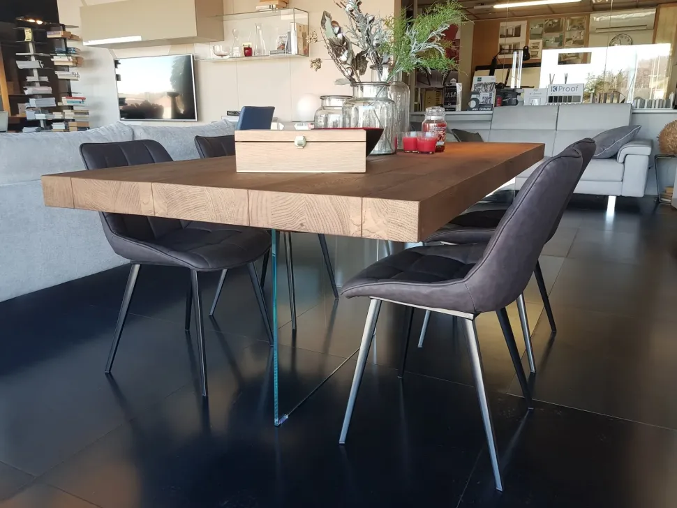 Tavolo in legno rettangolare Air wildwood table Lago in offerta outlet