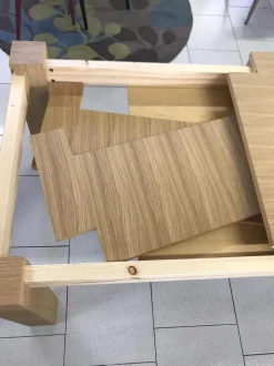 Tavolo in legno rettangolare Forest Md work in offerta outlet