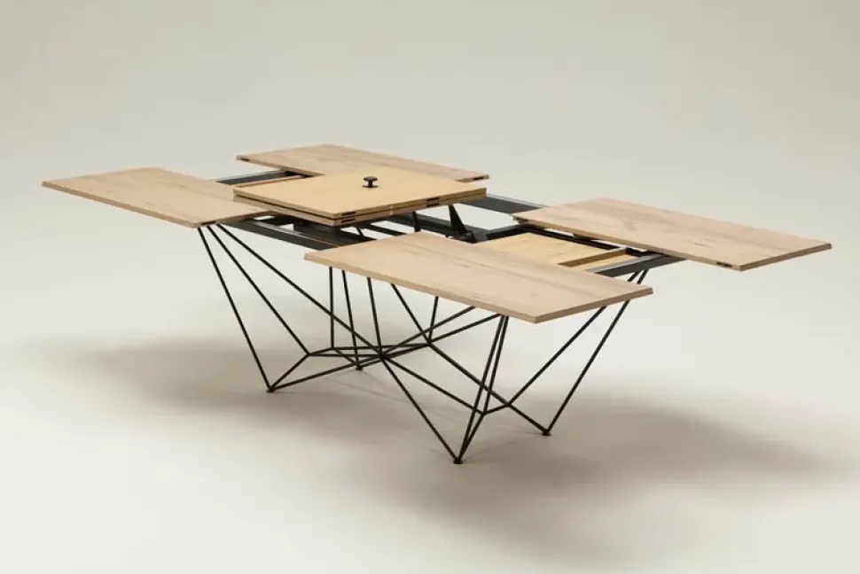 Tavolo in legno rettangolare Fil8 Ozzio a prezzo ribassato