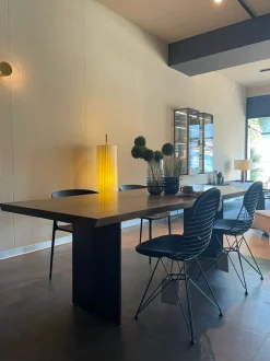 Tavolo in legno rettangolare Plank sky Riva 1920 in offerta outlet