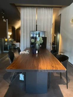 Tavolo in legno rettangolare Plank sky Riva 1920 in offerta outlet