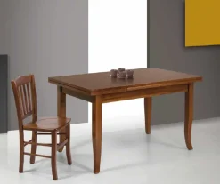 Tavolo in legno rettangolare Rust Artigianale in offerta outlet